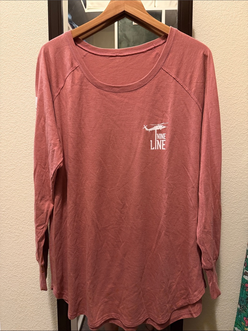 Nine Line Apparel Women's Long Sleeve Tee - Dusty Rose